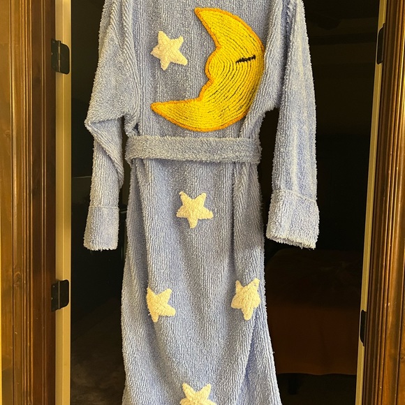 Damze Intimates & Sleepwear Vintage Moon And Stars Bathrobe By